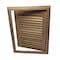 Whitecap 15in x 20in Right Side Louvered Door & Frame 60724 - alternate 2
